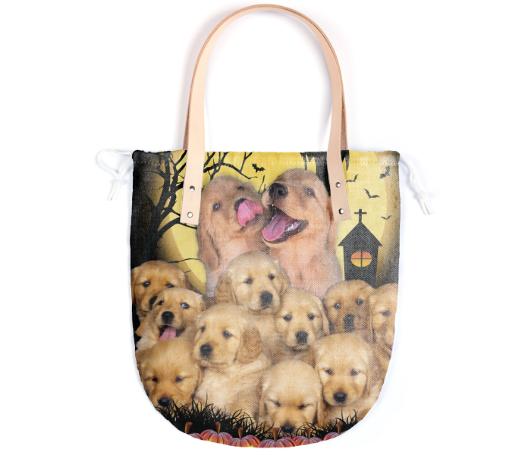 Halloween Themed Dog Lover Summer Tote Bag
