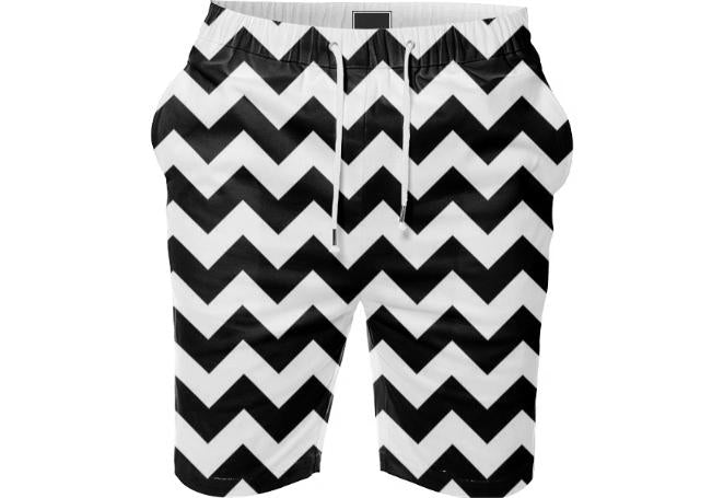 Black and White Chevron