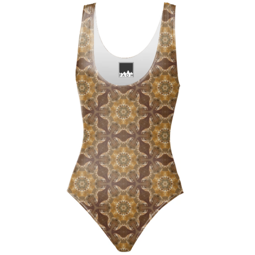 Leopard Sun One Piece Bathing Suit