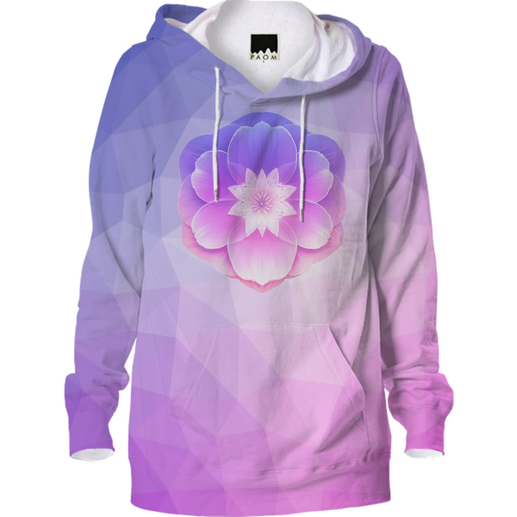 Pink blue flower