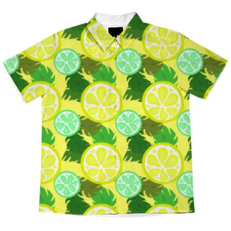 LEMON AND LIME PATTERNED SHIRT MY DUDES