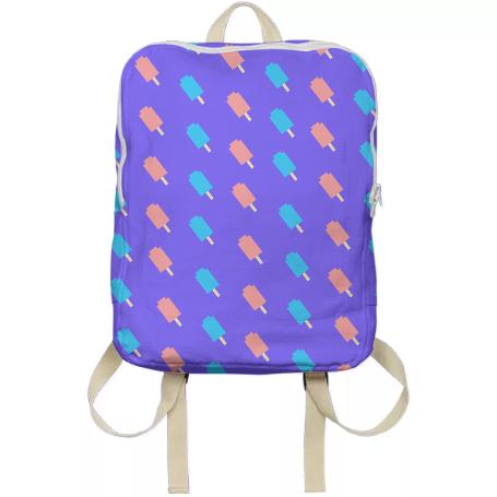Ice Pop Print backpack in lilac