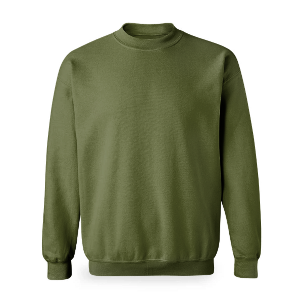 Solid Army Green Sweatshirt