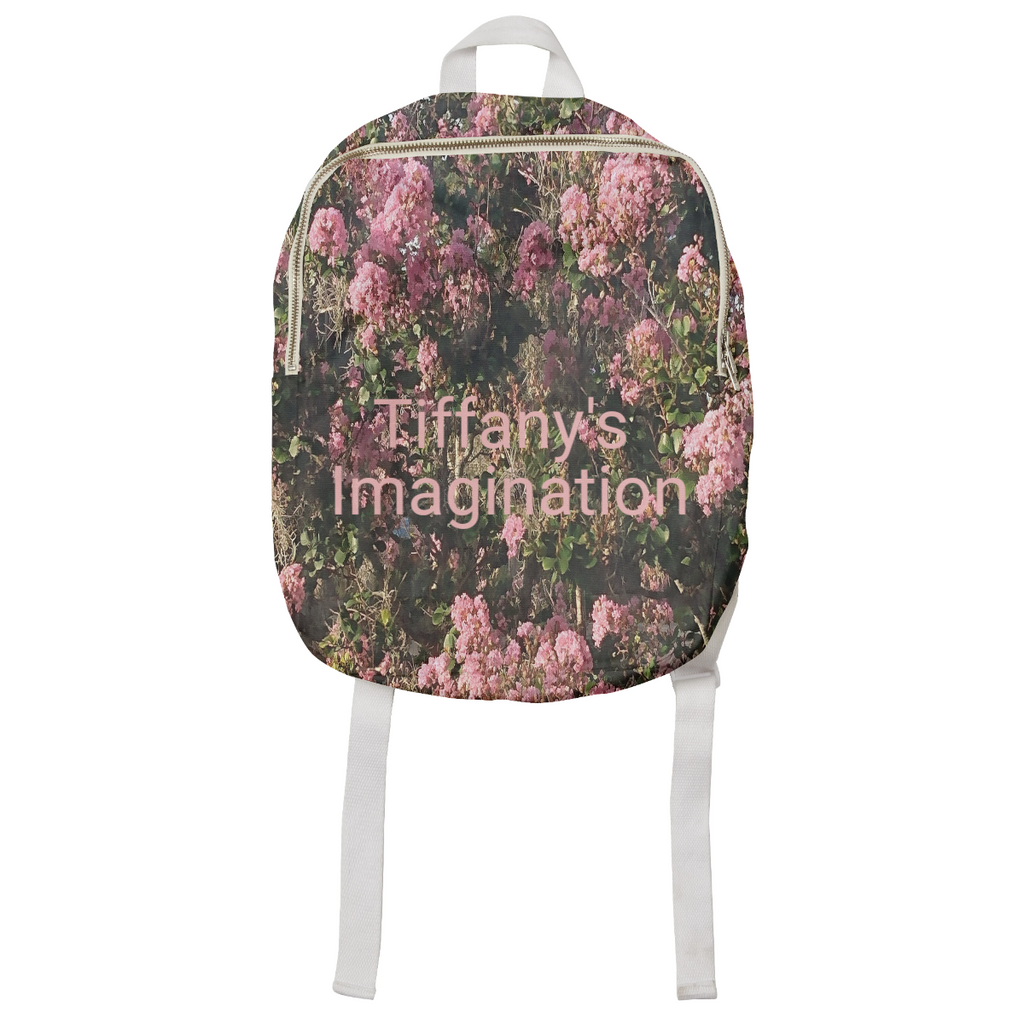 Pink Floral girls backpack