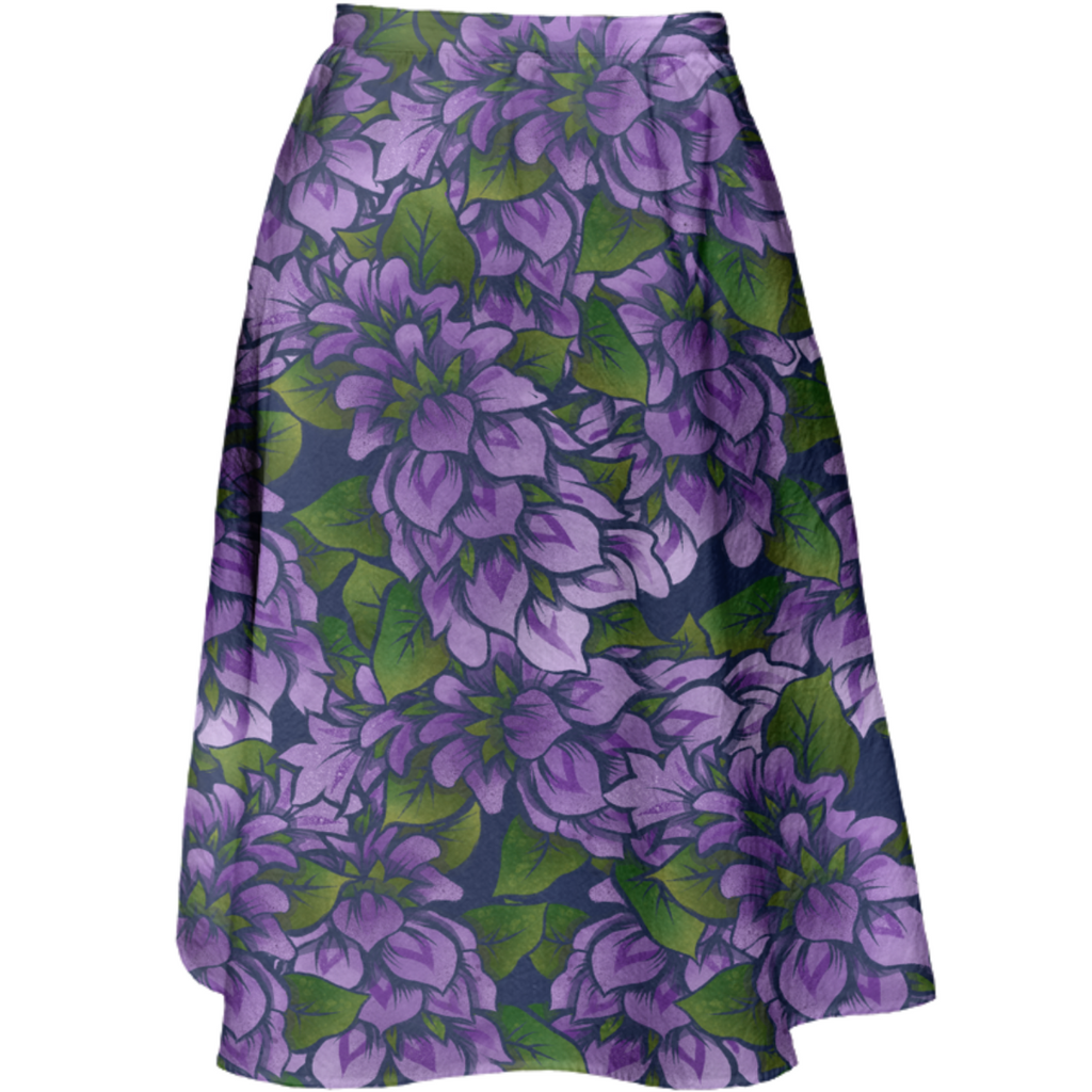 Purple Floral Spring Art