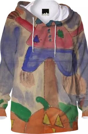 Lacey art scare crow pumpkins