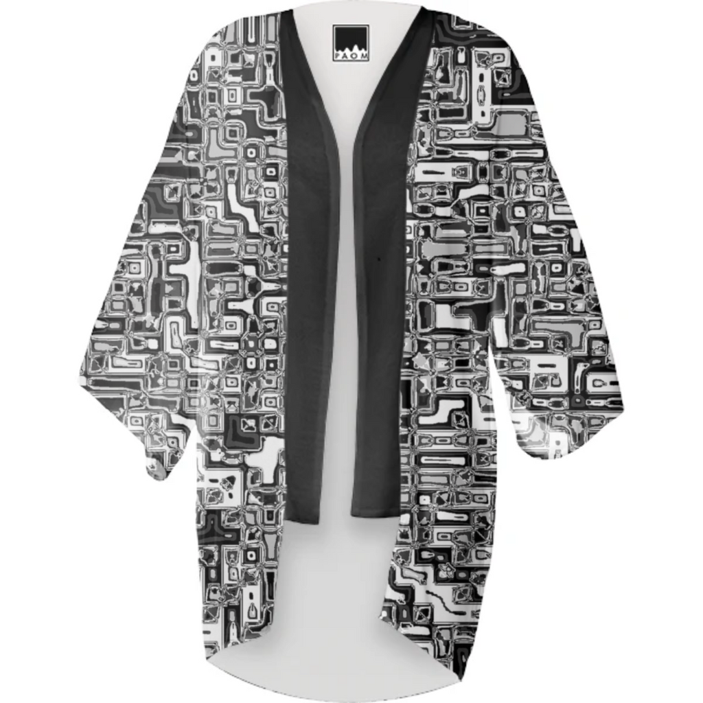 squared white black