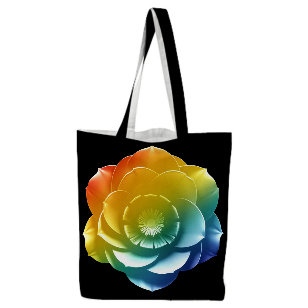 Rainbow gradient flower