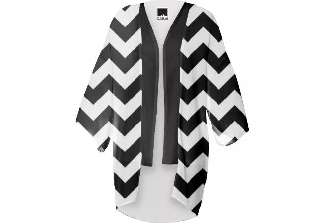 Black and White Chevron