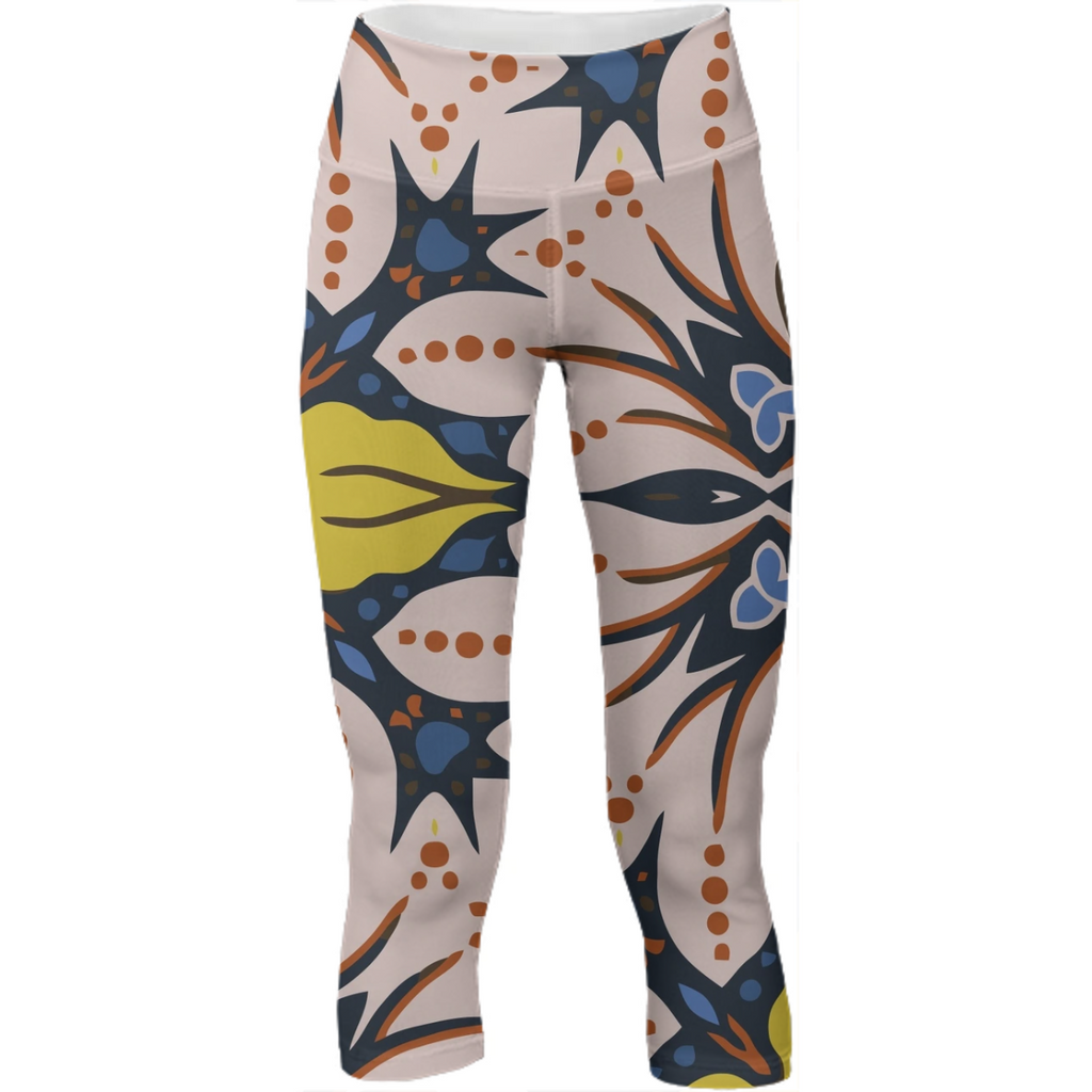 Patternova Square burst Geo Pop yoga pants