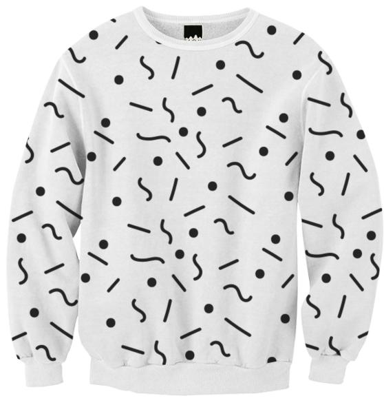 Confetti Ribbed Sweatshirt