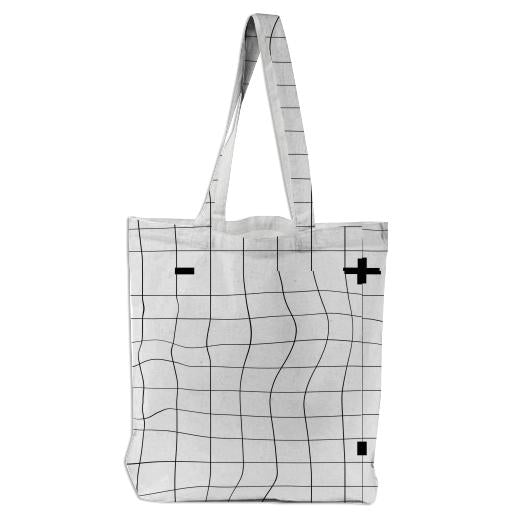 XORBEV Grid Tote Bag