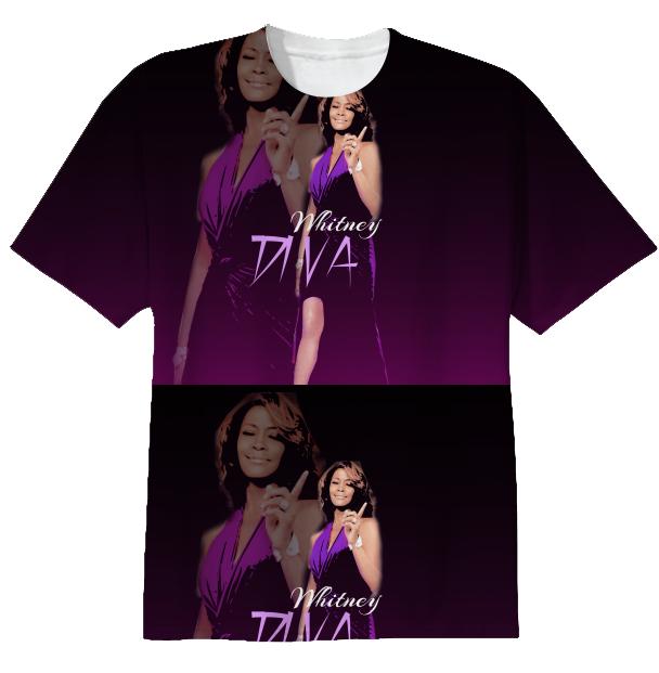 Whitney Houston Custom Tshirt