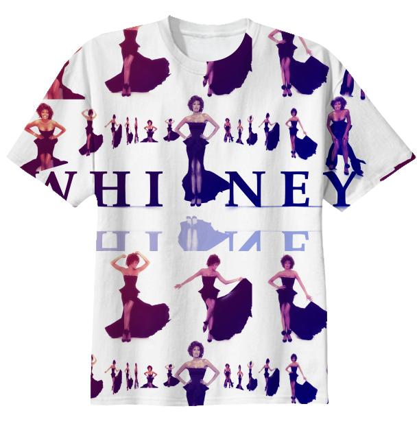Whitney Houston Custom Tshirt Sassy