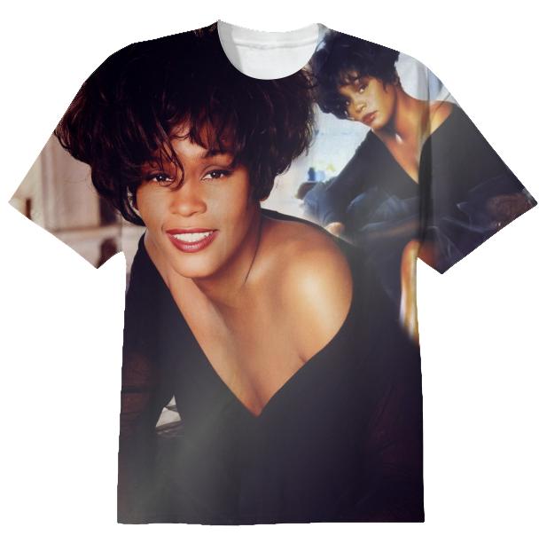 Whitney Houston Custom Classic Whitney Tshirt