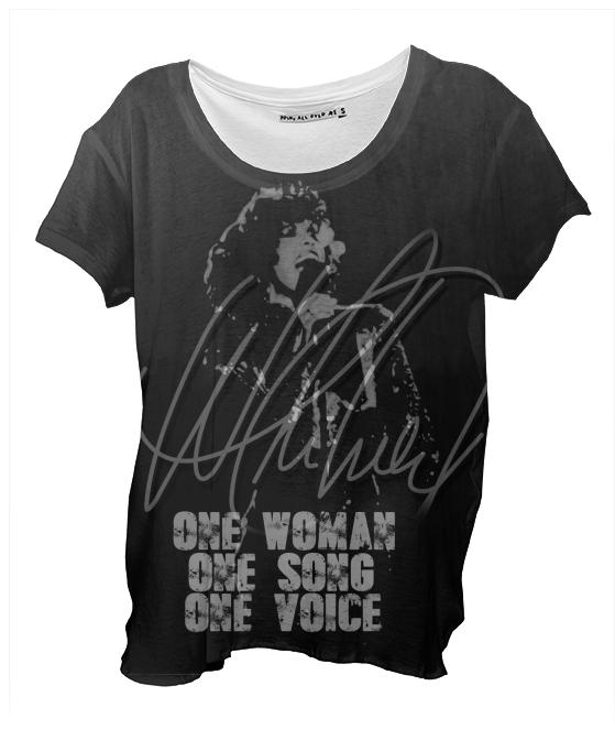 Whitney Houston Custom PERFORMER Tshirt