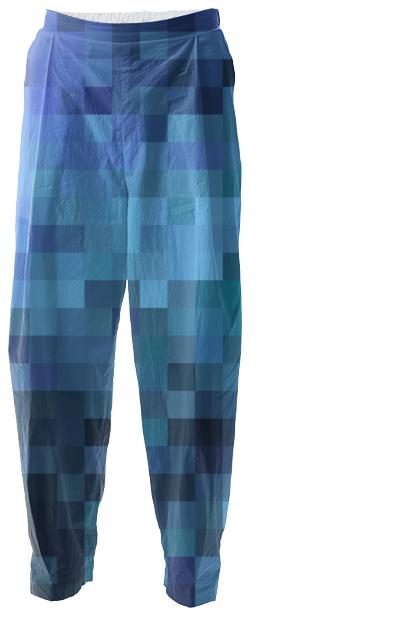 Blue Pixels Relaxed Pant