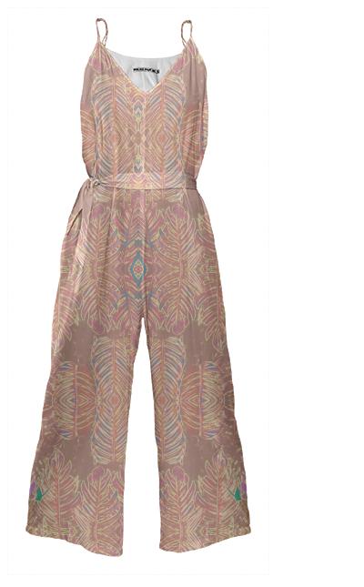 Epiphyte Earth Tie Waist Jumpsuit