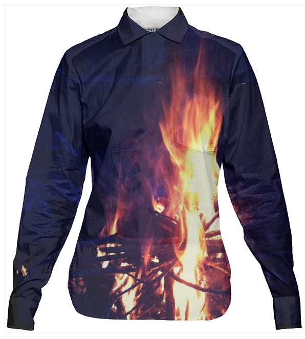 Light My Fire Women s Button down shirt
