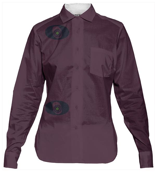 MidMod Women s Button Down Shirt in Marsala