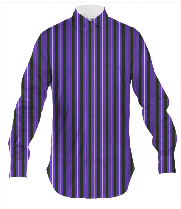 mens purple striped dress shirt Liam in Purple Stripe Dress Shirt in 100% Cotton Lorenzo Uomo