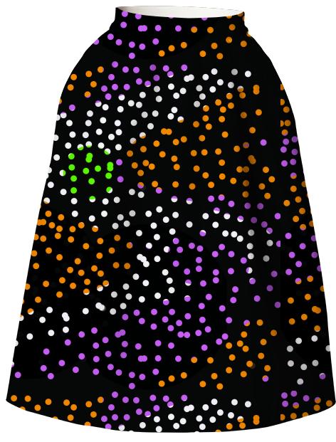 Polka Dots 1 Full Skirt