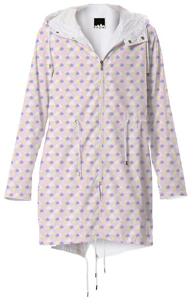 Sky Tumblr Doodle Art Raincoat