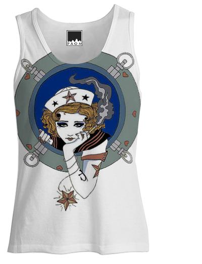 Doodle Art Tank Top Women