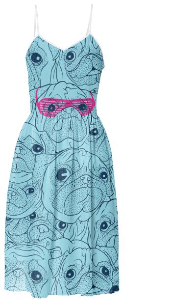 Pugs Summer Dress