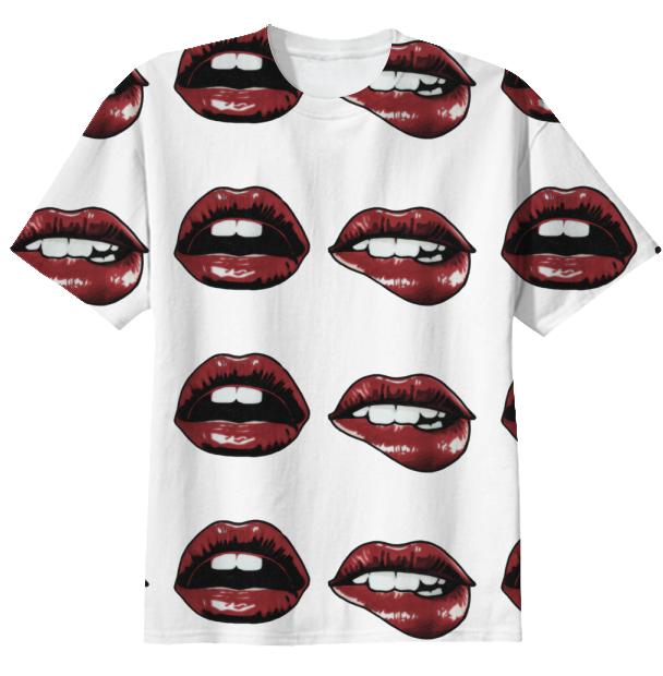 Lips Doodle T shirt
