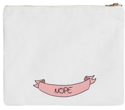Nope Art Clutch