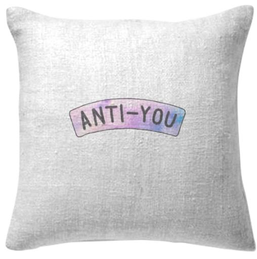 Vintage Anti You Art Pillow