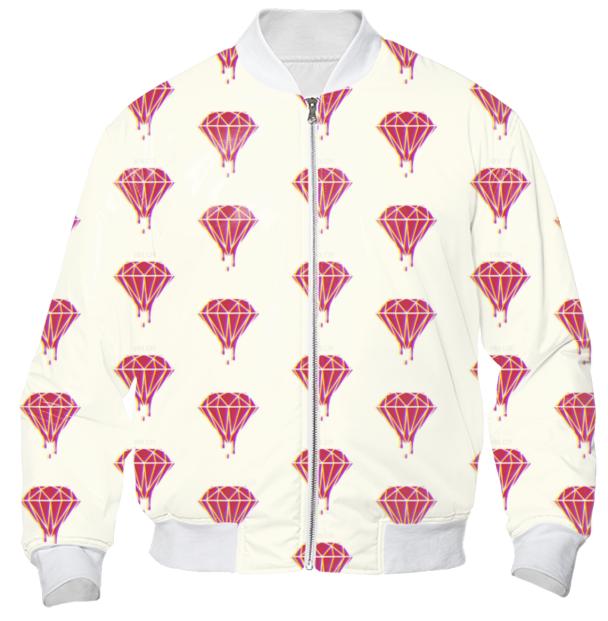 RED DRIPPING DIAMONDS