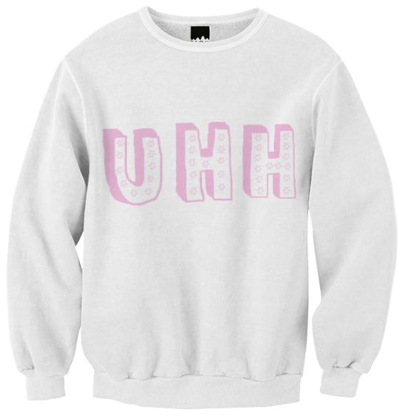 UHH Doodle Ribbed Sweatshirt