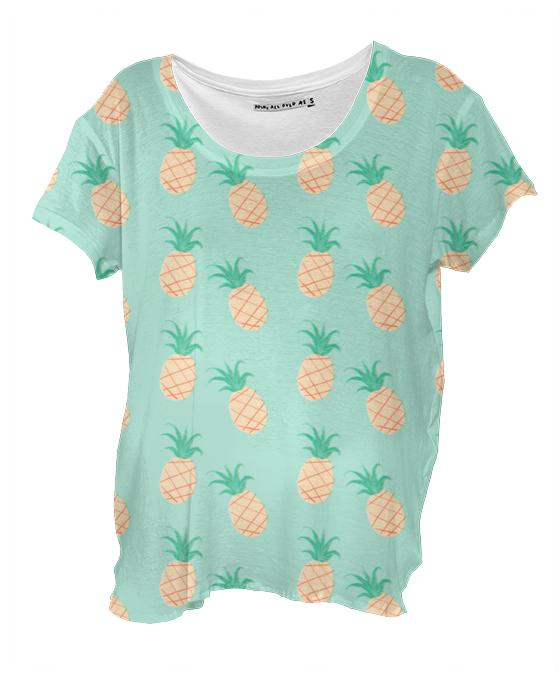 GREEN PASTEL PINEAPPLES