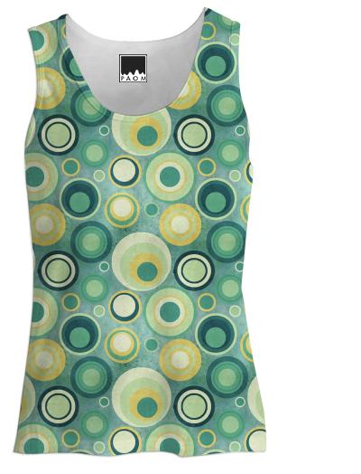Circles Texture Tank Top Women