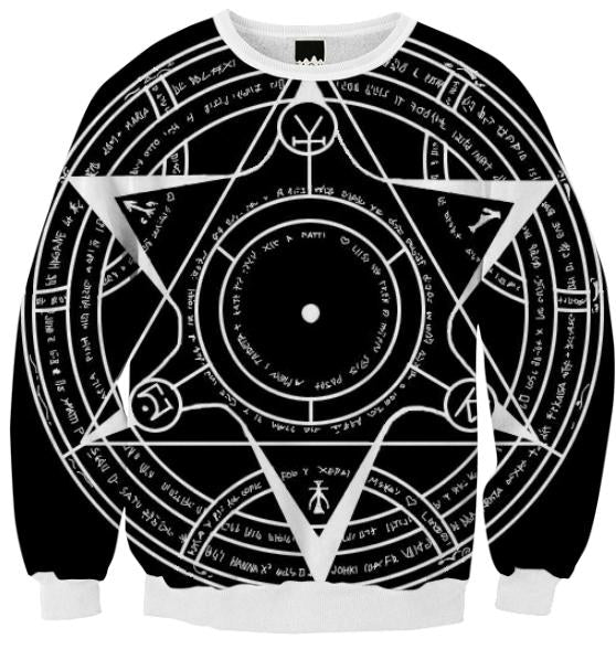 Transmutation Circle Ribbed Sweatshirt