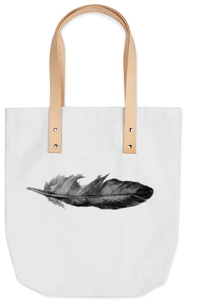Feather Tumblr Art Summer Tote