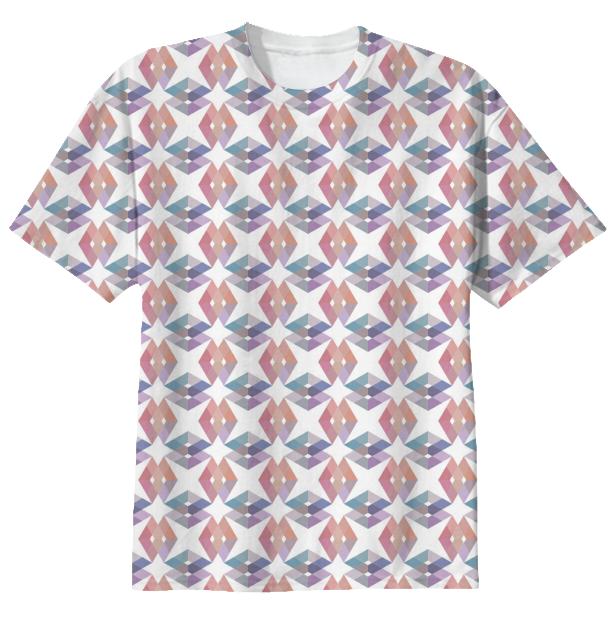 Colorfull Geometric Pattern T shirt