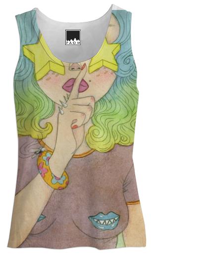 Girl Tumblr Art Tank Top Women