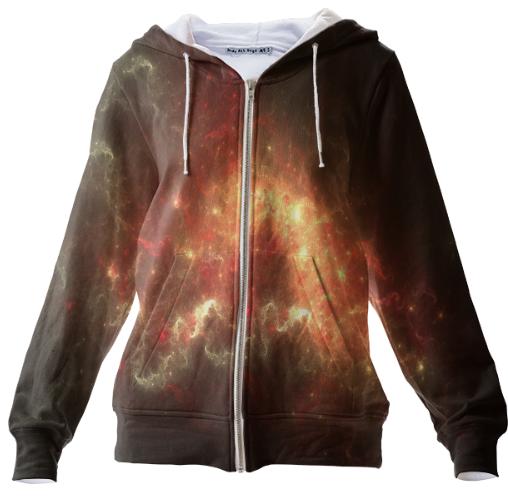 Space Zip Up Hoodie