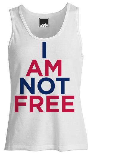 I AM NOT FREE Tank Top