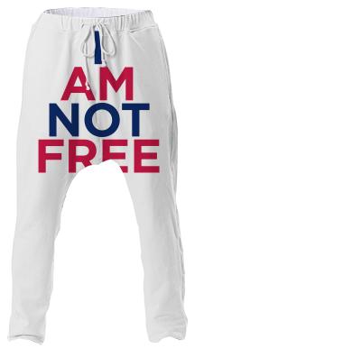 I AM NOT FREE Drop Pant