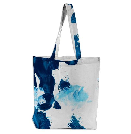 Blue Untitled Tote