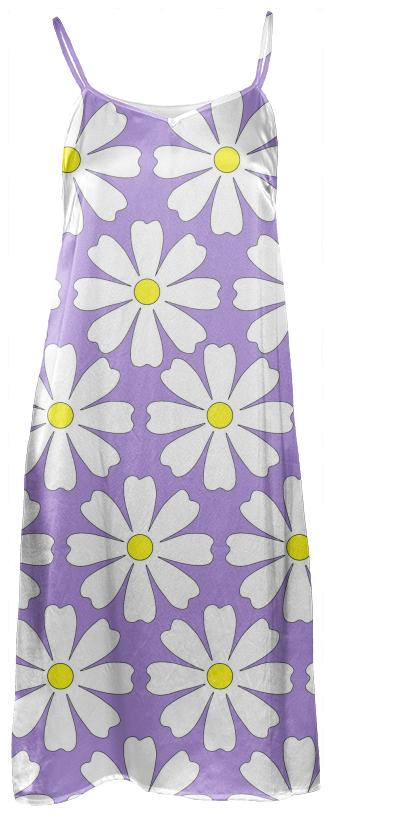 Lorelai Lilac daisy dress