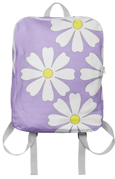 Lilac daisy backpack