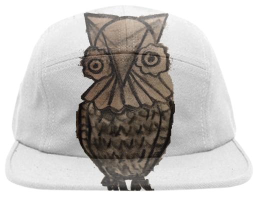 Charcoal Owl Cap