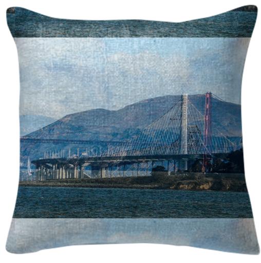 Bay Bridges Pillow