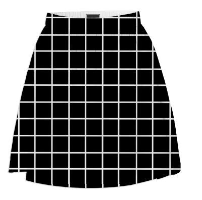 Grid skirt