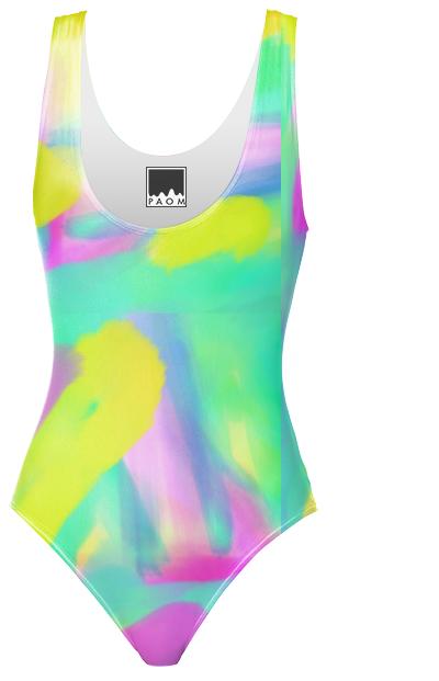 Jean Marie Bowcott Abstract SwimSuit
